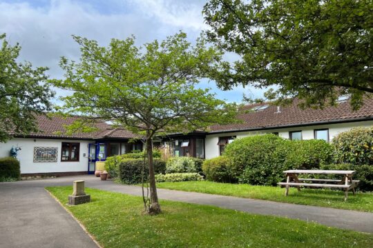 North Curry School site Front of school