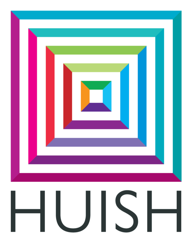 Huish Trust logo spectrum of colours